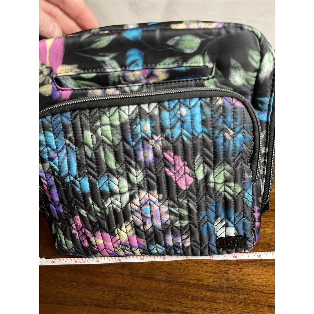 NWT Lug Ranger Crossbody Bag Black Floral Bloom Pattern Matching Rodeo Wallet - Picture 13 of 15